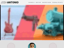 Tablet Screenshot of joshantonio.com